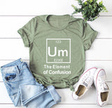 Women Casual Short Round Hipster Alphabet Graphic  T-Shirt