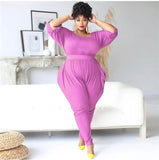 (L-4XL) 💋 Sexy Plus Size Loose Jumpsuit